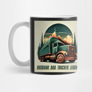 Husband Dad Trucker Legend #5 Mug